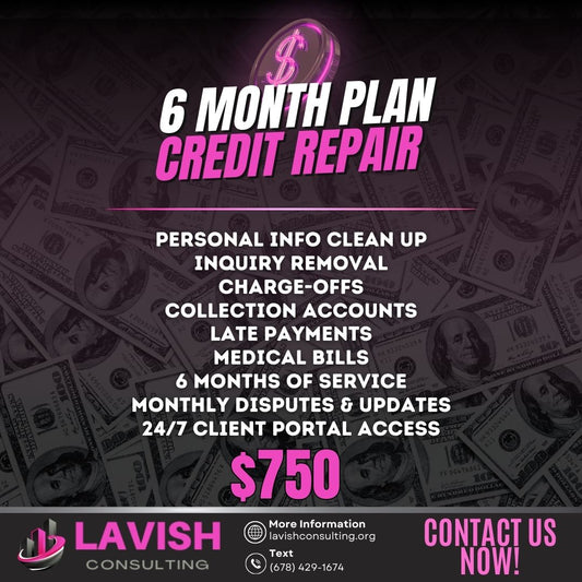 6 Month Plan Credit Repair