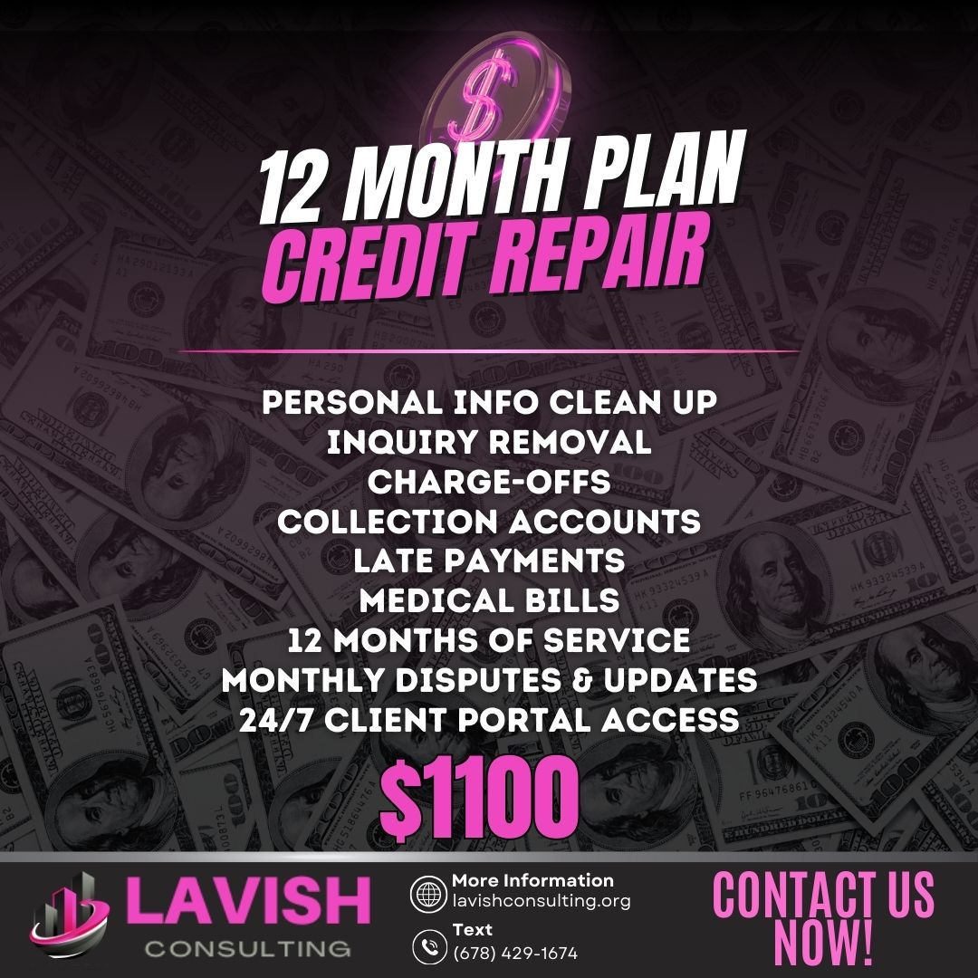 12 Month Plan Credit Repair